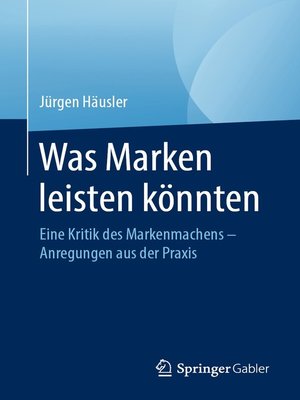 cover image of Was Marken leisten könnten